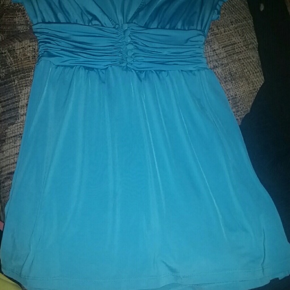 Charlotte russ turquoise shirt - Picture 3 of 4